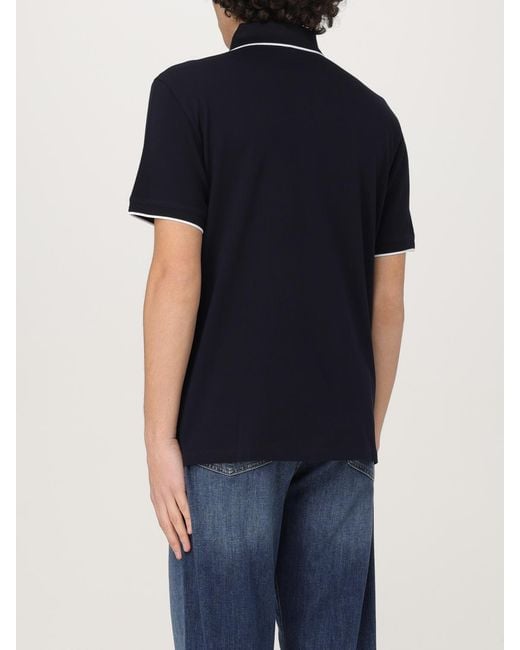 Emporio Armani Black Polo Shirt for men