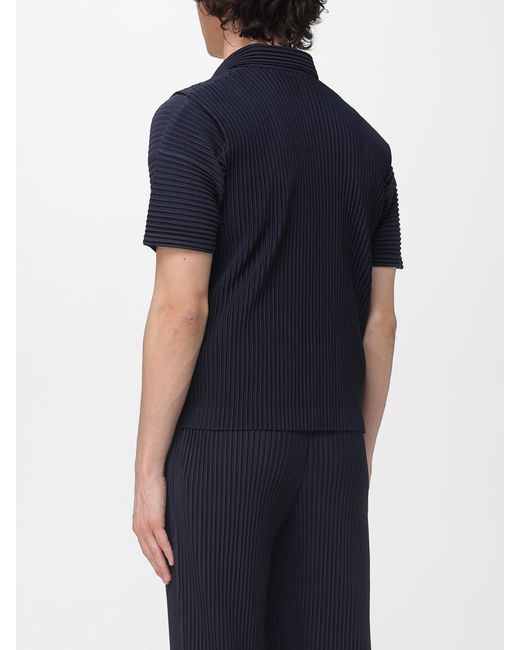 Homme Plissé Issey Miyake Blue Pleated Vest Homme Plissé Issey Miyake for men