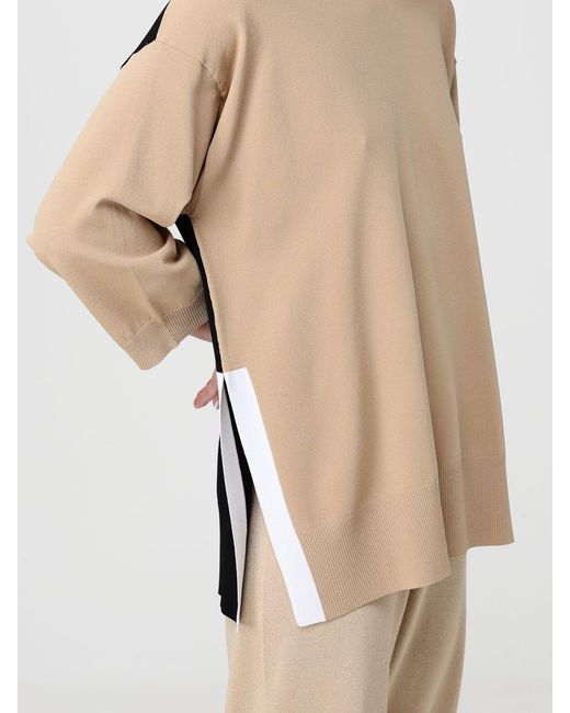 Kangra Natural Two-Tone Viscose Blend Top