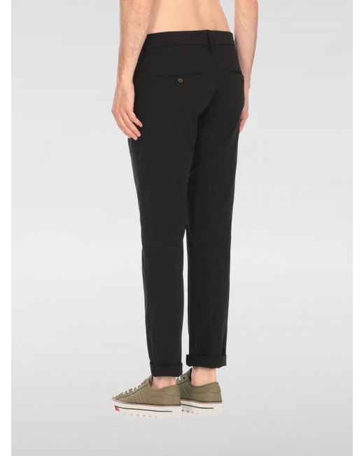 Dondup Black Pants for men