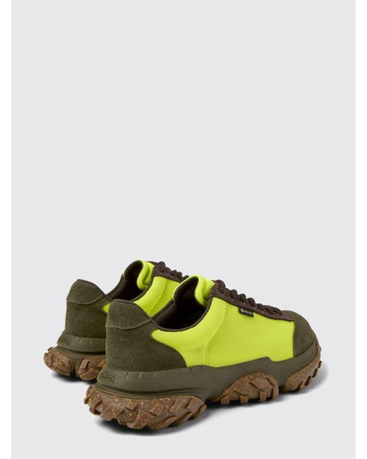 Camper Green Karst Trek Gore-Tex And Suede Sneakers