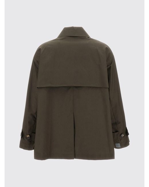 Max Mara Green Trench Coats