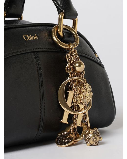 Chloé Black Chlo&Eacute Bowling Leather Bag
