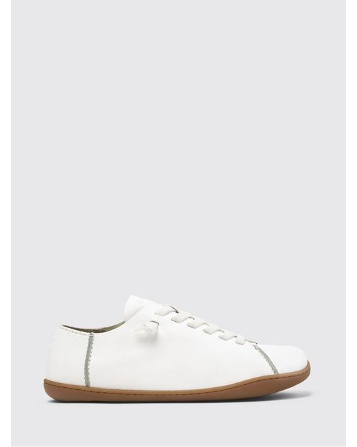 Camper White Twins Vegetable-Tanned Leather Sneakers for men