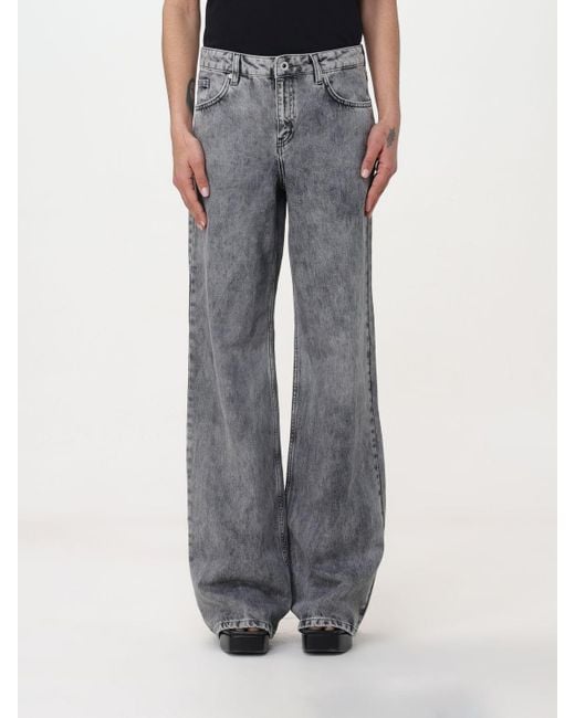 Jeans in denim di Karl Lagerfeld in Gray