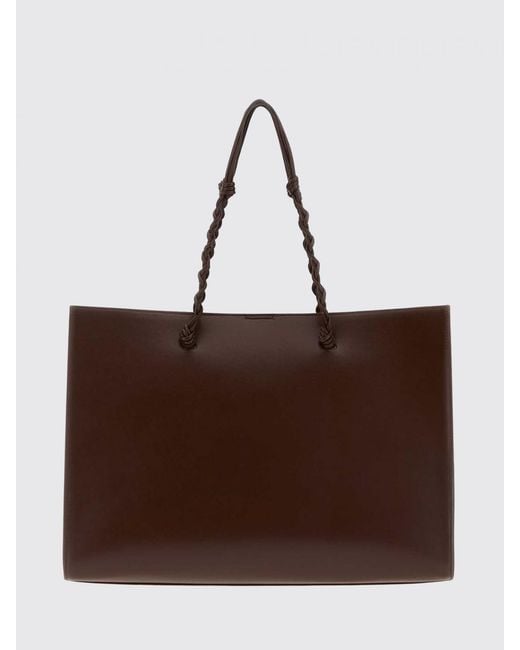 Jil Sander Brown Shoulder Bag