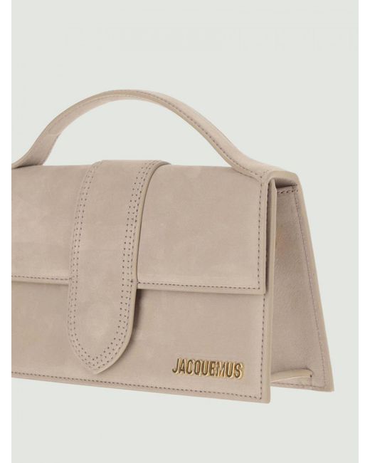 Borsa A Spalla Donna di Jacquemus in Natural