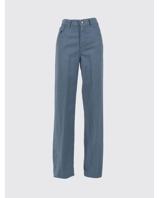 Dondup Blue Straight Fit Denim Jeans