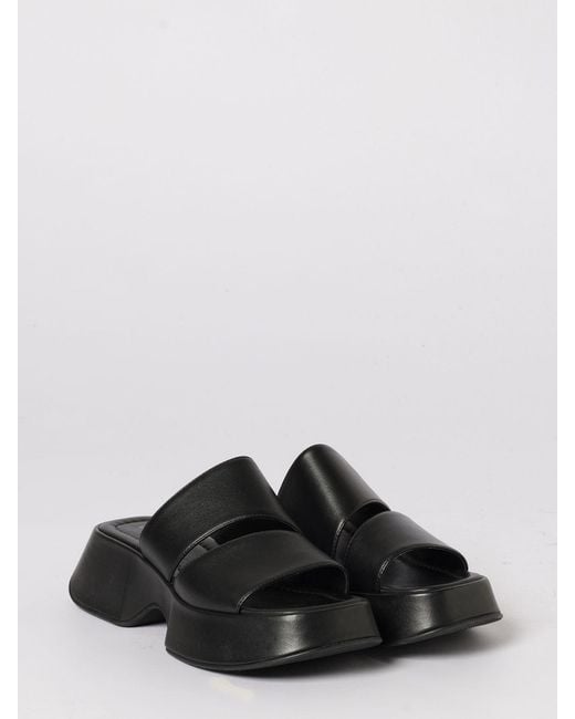 Vic Matié Black Vic MatiÉ Leather Sandals