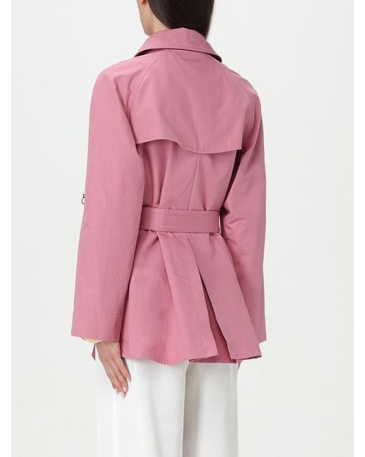 Fay Pink Trench Coat