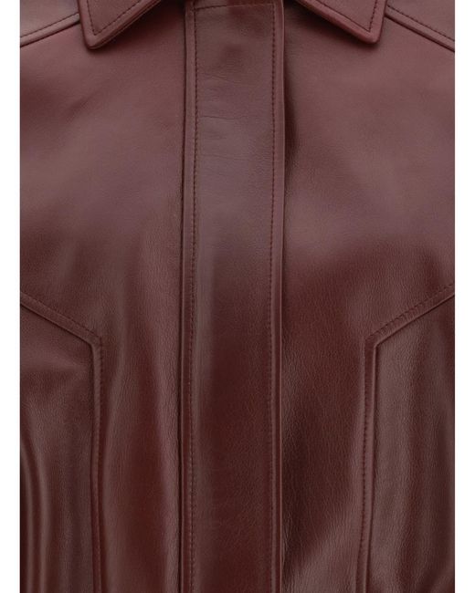 Versace Red Leather Jacket