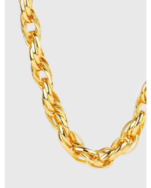 FEDERICA TOSI Metallic Rose Chromed Bronze Necklace