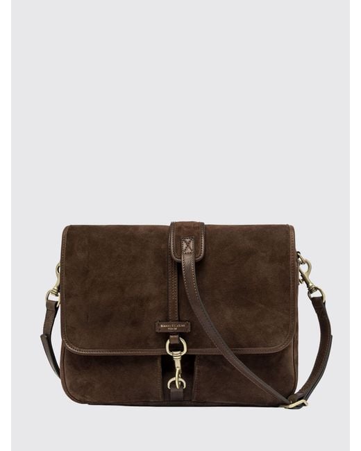 Gianni Chiarini Brown Berlino Suede Bag for men