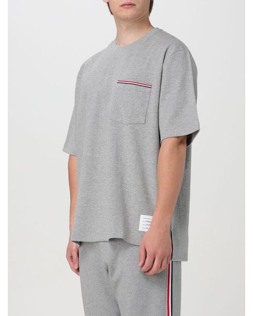 Thom Browne T-shirt in Gray für Herren