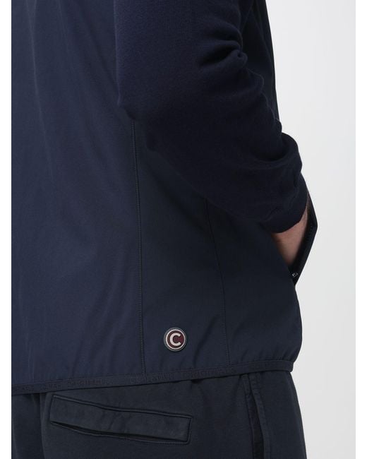 Colmar Blue Stretch Technical Fabric Vest for men