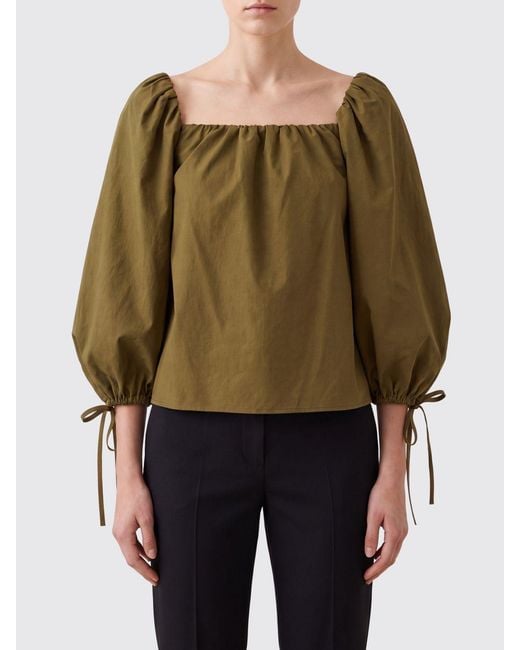 Saint Laurent Green Shirt