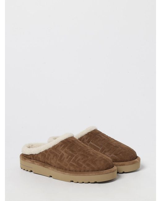 Fendi Brown Slippers for men