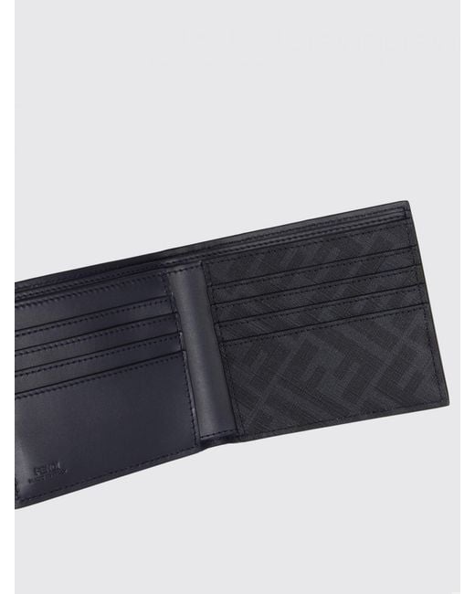 Fendi Blue Ff Wallet for men
