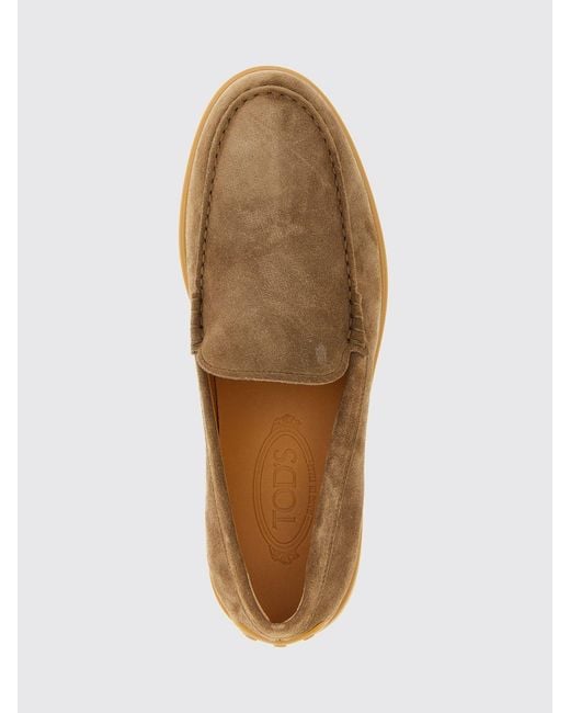 Tod's Brown Suede Loafer for men