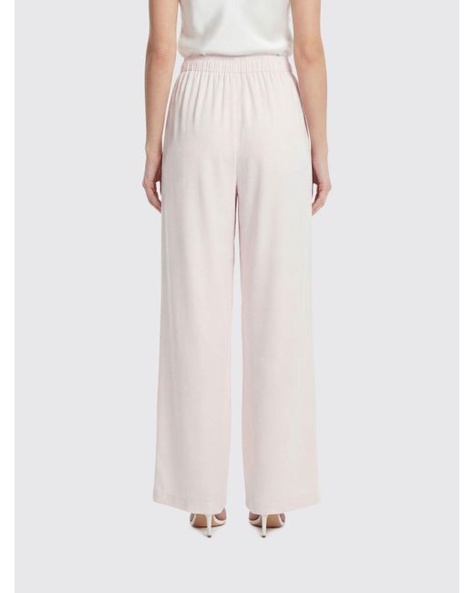 FEDERICA TOSI Pink Crêpe Palazzo Trousers