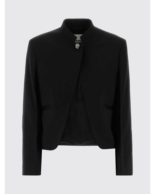 Jil Sander Blue Wool Single-Breasted Blazer