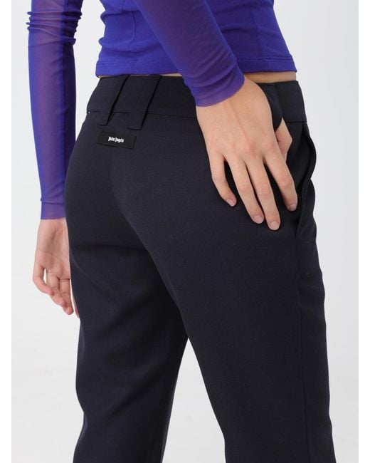 Palm Angels Blue Trousers
