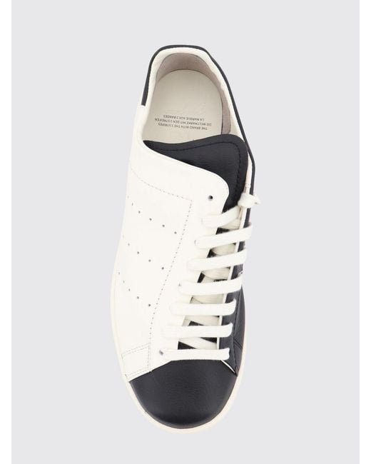 Y-3 Natural Diagonal Stan Smith Leather Sneakers With Low Top Design And Round Toe for men
