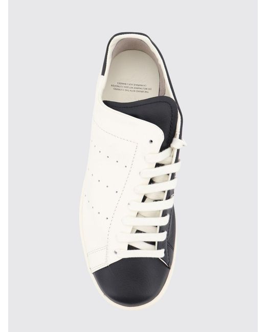 Y-3 Natural Diagonal Stan Smith Leather Sneakers With Low Top Design And Round Toe for men