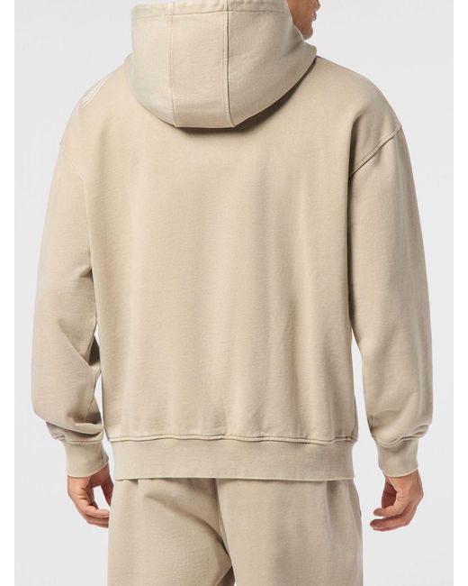 Philipp Plein Natural Cotton Hoodie for men