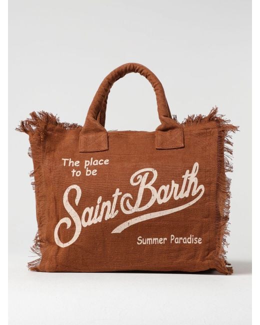 Borsa A Mano Donna di Mc2 Saint Barth in Brown
