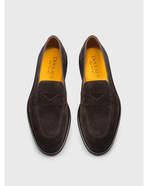 Doucal's Multicolor Suede Loafers for men