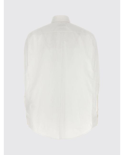 MM6 by Maison Margiela White Classic Cotton Shirt