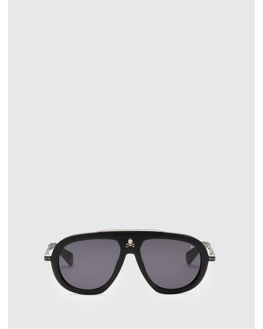 Philipp Plein Gray Sunglasses for men