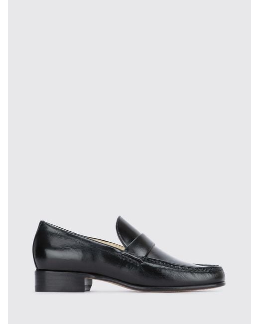 Phoebe Philo White Leather Loafers