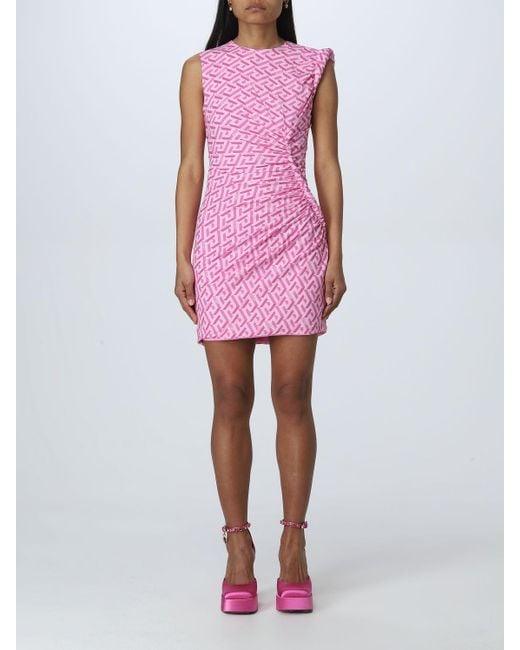 Versace Dress in Pink Lyst