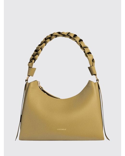 Coccinelle Metallic Boheme Grained Leather Bag