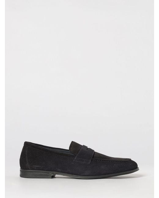 Doucal's White Suede Loafers for men