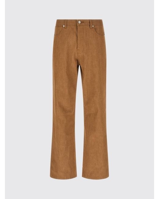 A.P.C. Natural Cotton Denim Straight Jeans for men