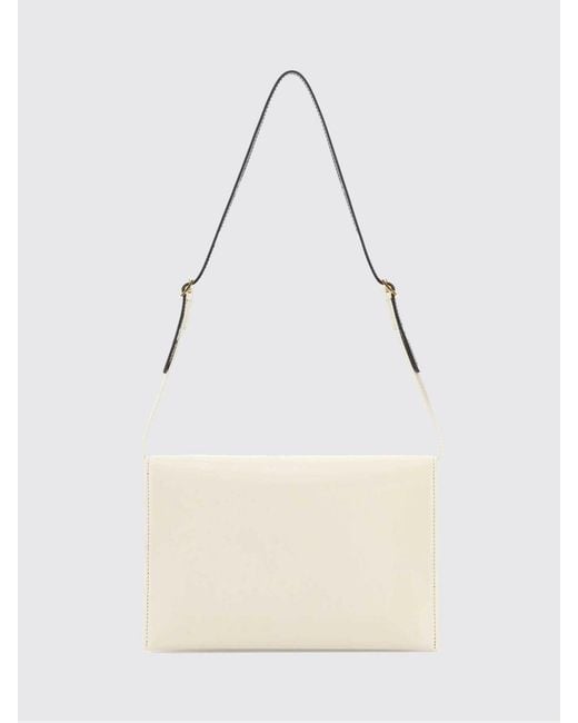 Jil Sander Natural File Calfskin Shoulder Bag