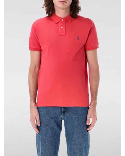 Polo Homme Ralph Lauren pour homme en coloris Red