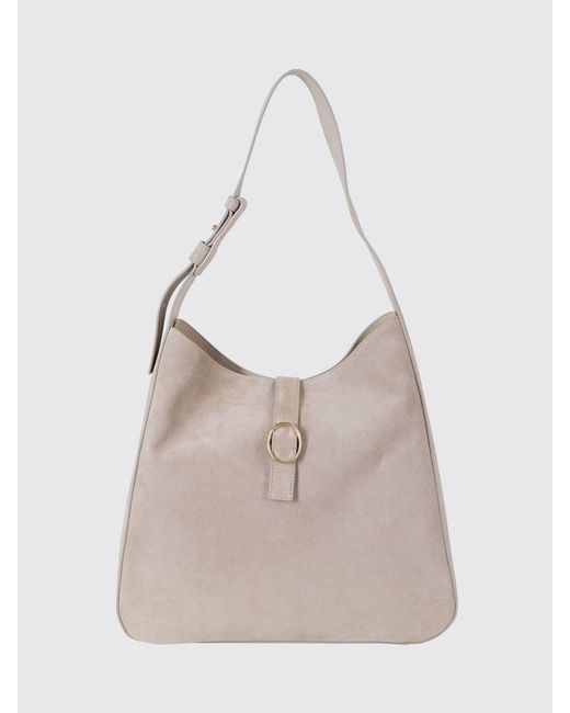 Orciani Natural Gea Suede Bag