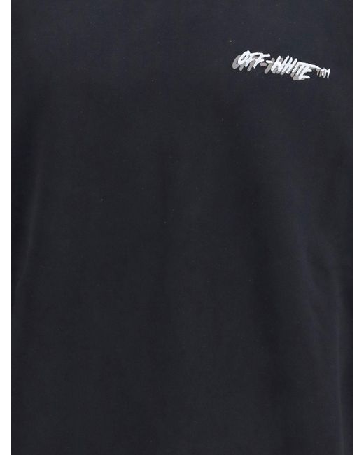 Off-White c/o Virgil Abloh Blue Logo Crewneck Sweatshirt for men