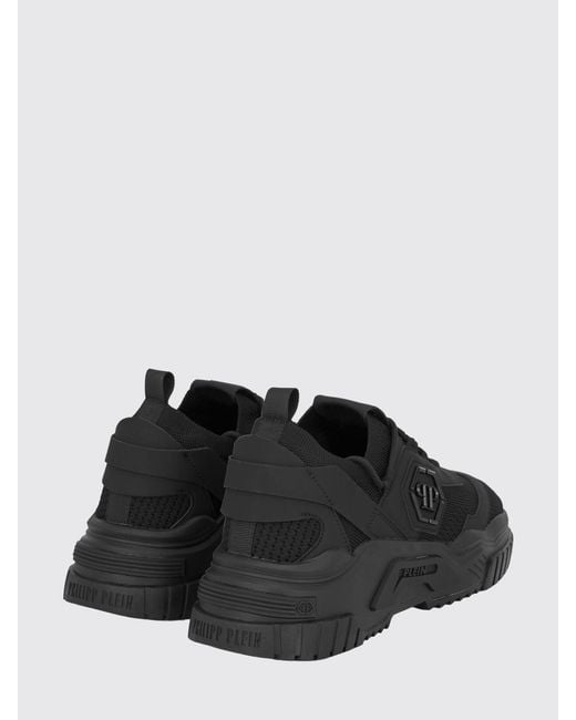 Philipp Plein Black Low-Top Sneakers for men