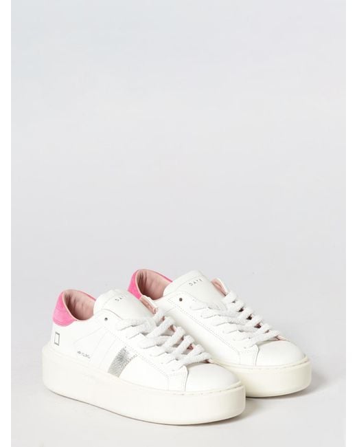Date White Platform Sneakers