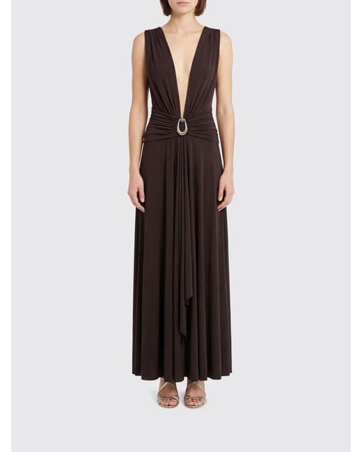Christopher Esber Brown Long Jersey Dress