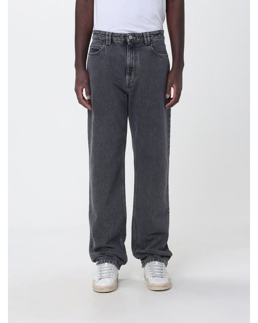 Ferrari Gray Wide-Leg Jeans for men