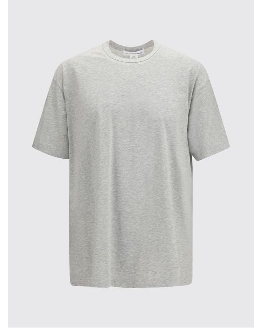 Comme des Garçons Gray Cotton T-Shirt for men