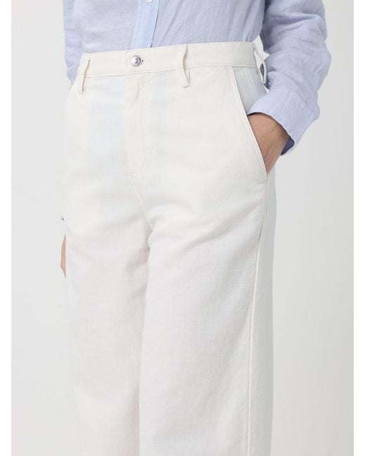 7 For All Mankind White Wide Leg Jeans