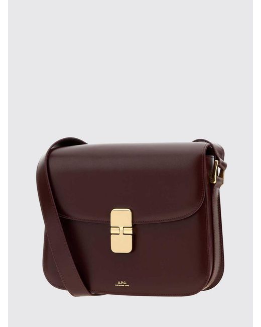 A.P.C. Brown Grace Crossbody Bag