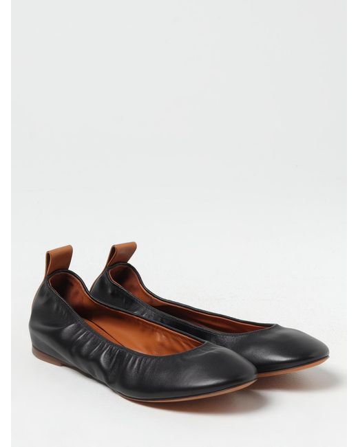Lanvin White Ballet Pumps